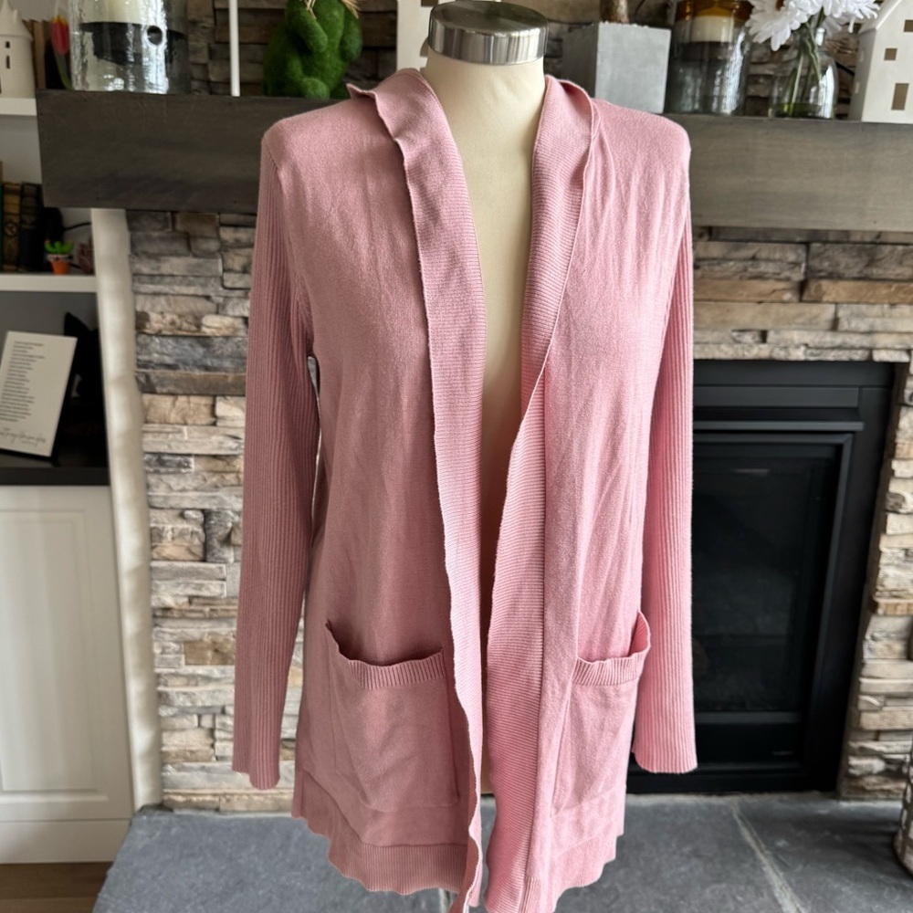 Chic Pink Cardigan Sweater for Effortless Style